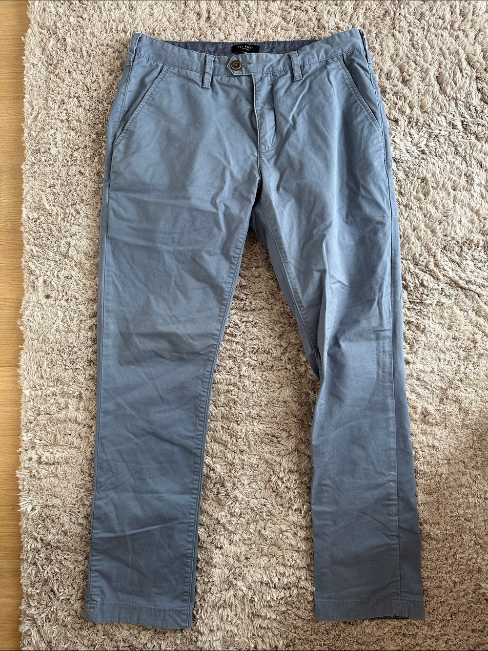 Ted Baker Men's Slate Blue Chino Pants
